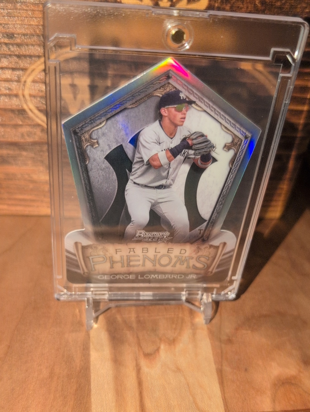 2024 Bowman's Best George Lombard Jr. Fabled Phenoms Diecut Rookie Card Yankees - Picture 1 of 4